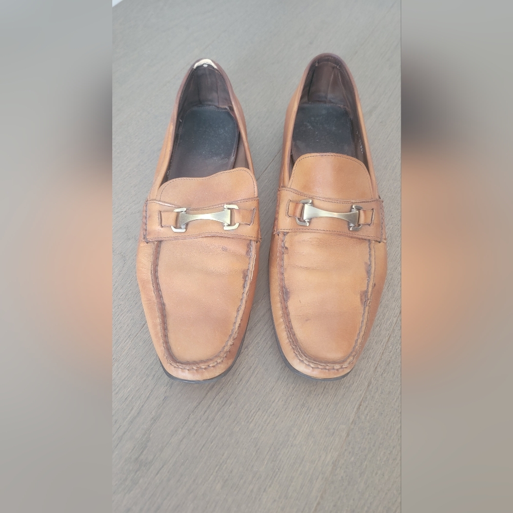 Allen Edmunds Classic Tan Horsebit Loafer